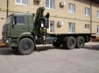 Контейнеровоз КАМАЗ 43118 с КМУ