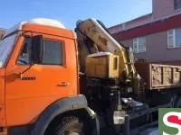 Грузовик КАМАЗ-6520 с манипулятором КМ 34000