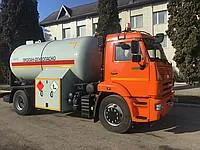 Автоцистерна АЦТ-12 для транспортировки и заправки СУГ в газгольдеры