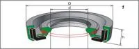Мaнжeтa армированная ЯМЗ 236-1121090-а2 корпуса полумуфты 75x94x10