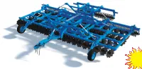 Борона дисковая прицепная Dana 8х4МТ с катком спиралевидным