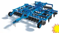 Борона дисковая прицепная Dana 6х4МТ с катком спиралевидным