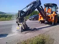 Фреза дорожная для экскаватора-погрузчика