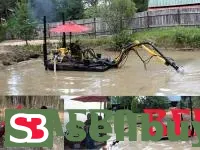 Миниземснаряд Боцман 100 для очистки, углубления, добычи