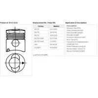 Поршень Deutz 913BF 102 mm 4R STD CC (02235232) / 02236683