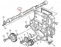 Распредвал Perkins 6 цил. 1006.6/1006.6T (31416305)