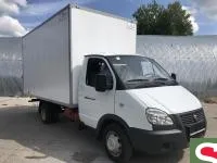 Промтоварный фургон на шасси ГАЗ 330232, сдвоенная кабина