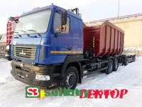 Ломовоз на шасси МАЗ 6312C5 с гидроманипулятором VM10L74