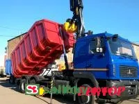 Ломовоз самосвал на шасси МАЗ 6312C5 с гидроманипулятором Palfinger Vm10L74