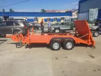Низкорамный прицеп для перевозки мини спец техники до 2000 кг