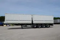 4-осный полуприцеп зерновоз Тонар 9585 (семечковоз), боковая разгрузка