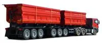 Автопоезд-самосвал с боковой разгрузкой Тонар-95403
